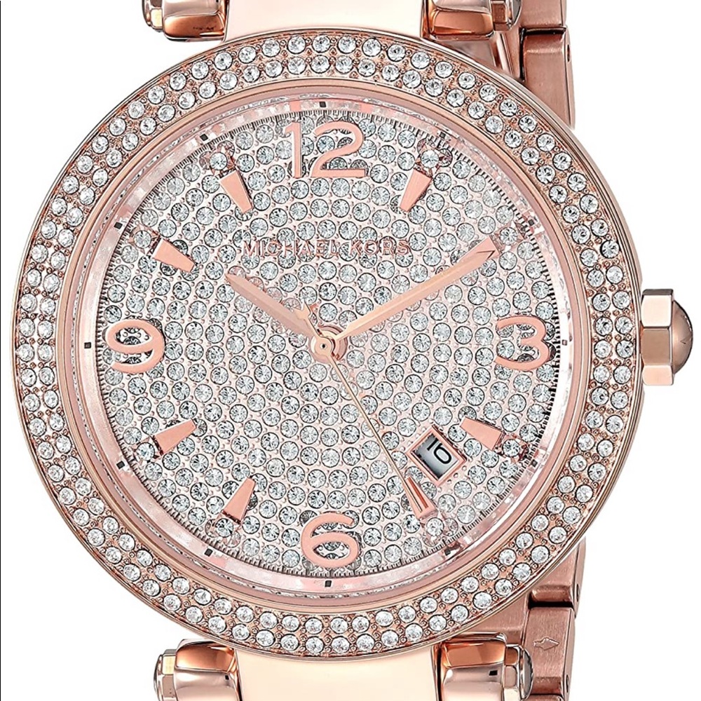 Michael Kors Round Parker Watch Rose Gold (MK6511)